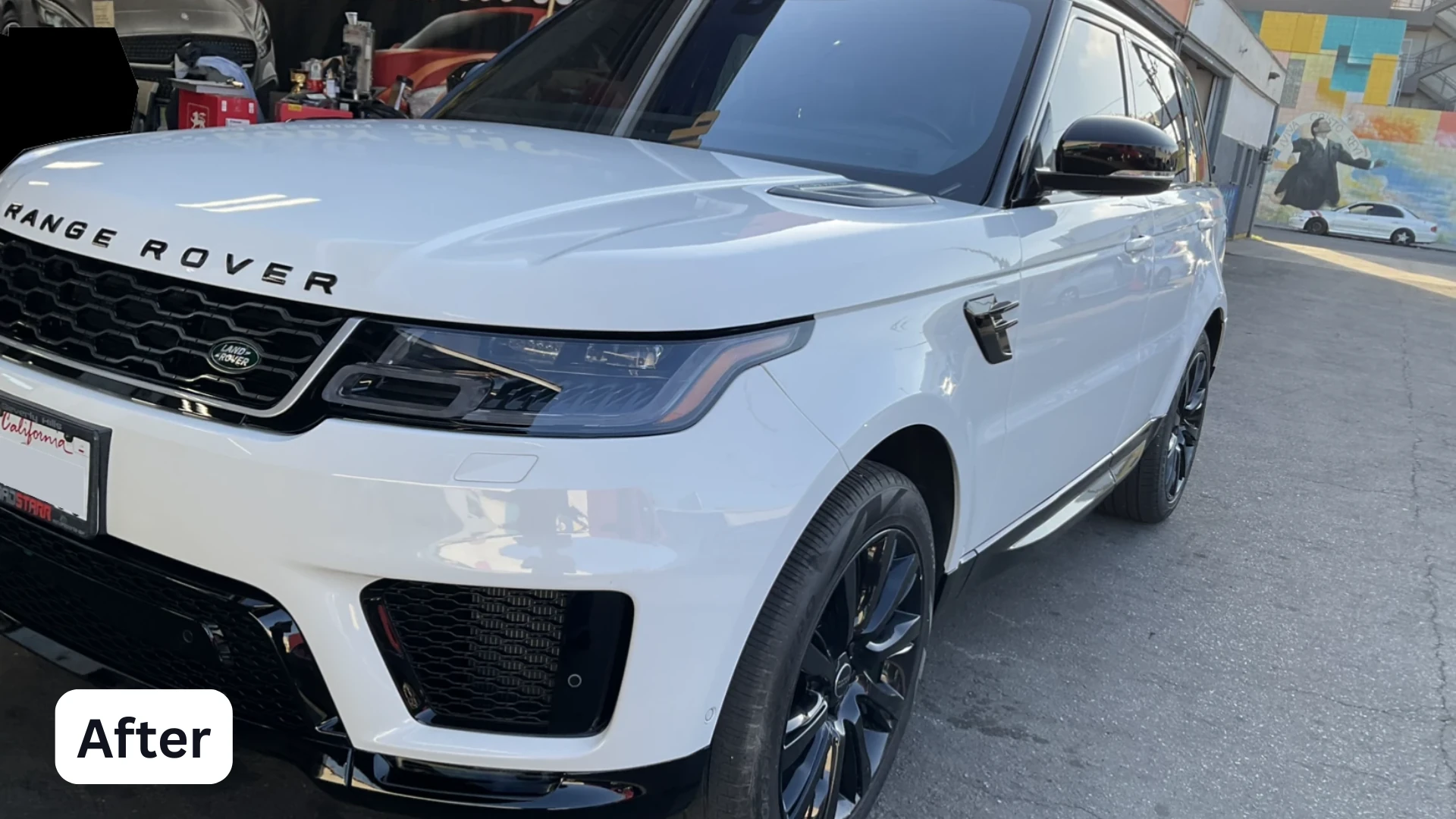 Range Rover After - Complete front end reconstruction
